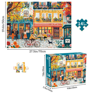 Chalzidar interlocking pieces ensure a snug fit for adult puzzling.