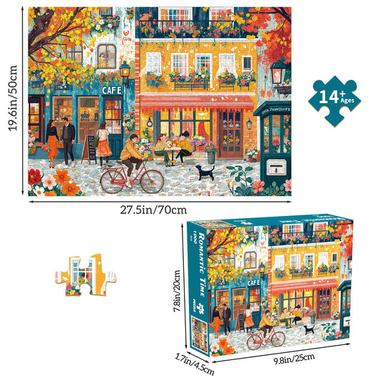 Chalzidar interlocking pieces ensure a snug fit for adult puzzling.