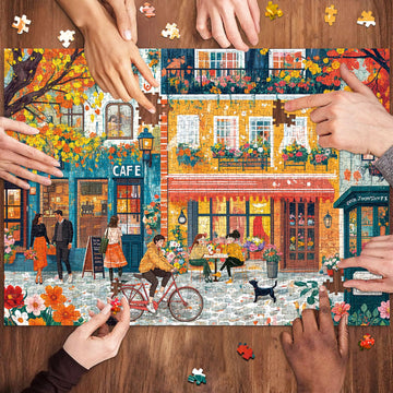 Chalzidar uses recycled cardboard to support eco-friendly puzzle making.