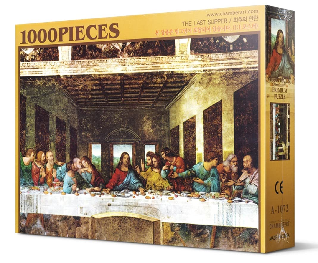 CHAMBERART The Last Supper interlocking pieces for a snug fit.