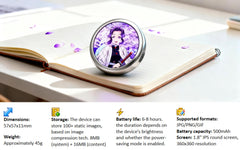 Chamii Ani-Pin design library supports dozens of interchangeable looks