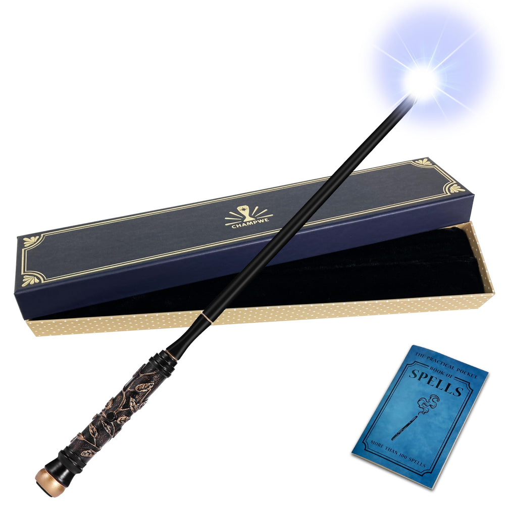 ChampWe light-up wand with forest foliage detail for magical nighttime play