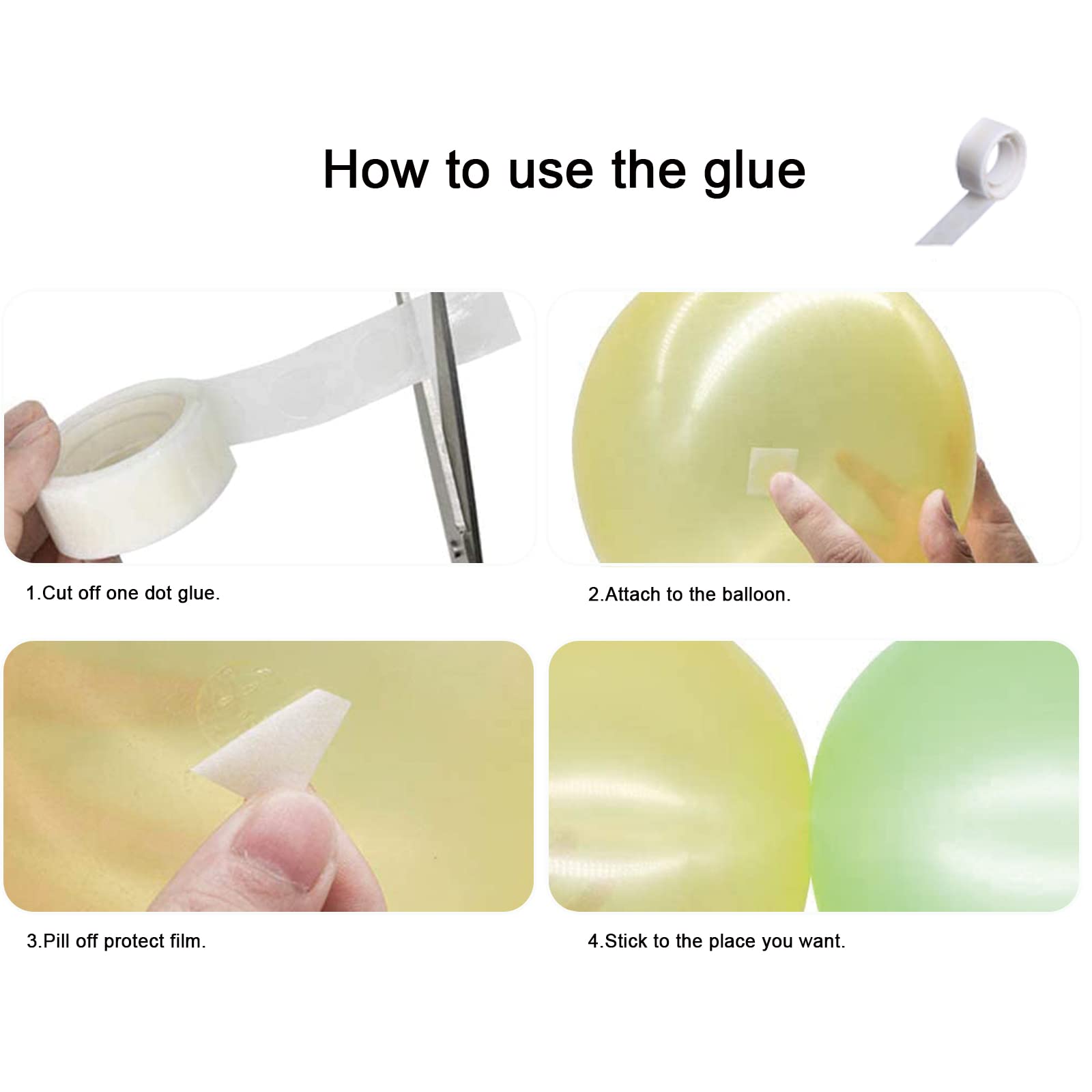 Chamrrille balloon arch accessories and instructions simplify setup.