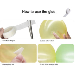 Chamrrille balloon arch accessories and instructions simplify setup.
