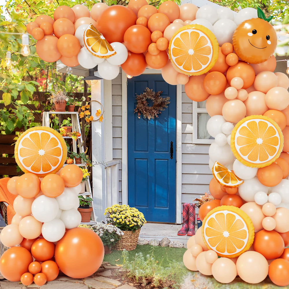 Chamrrille Little Cutie arch kit ready for baby shower decor.