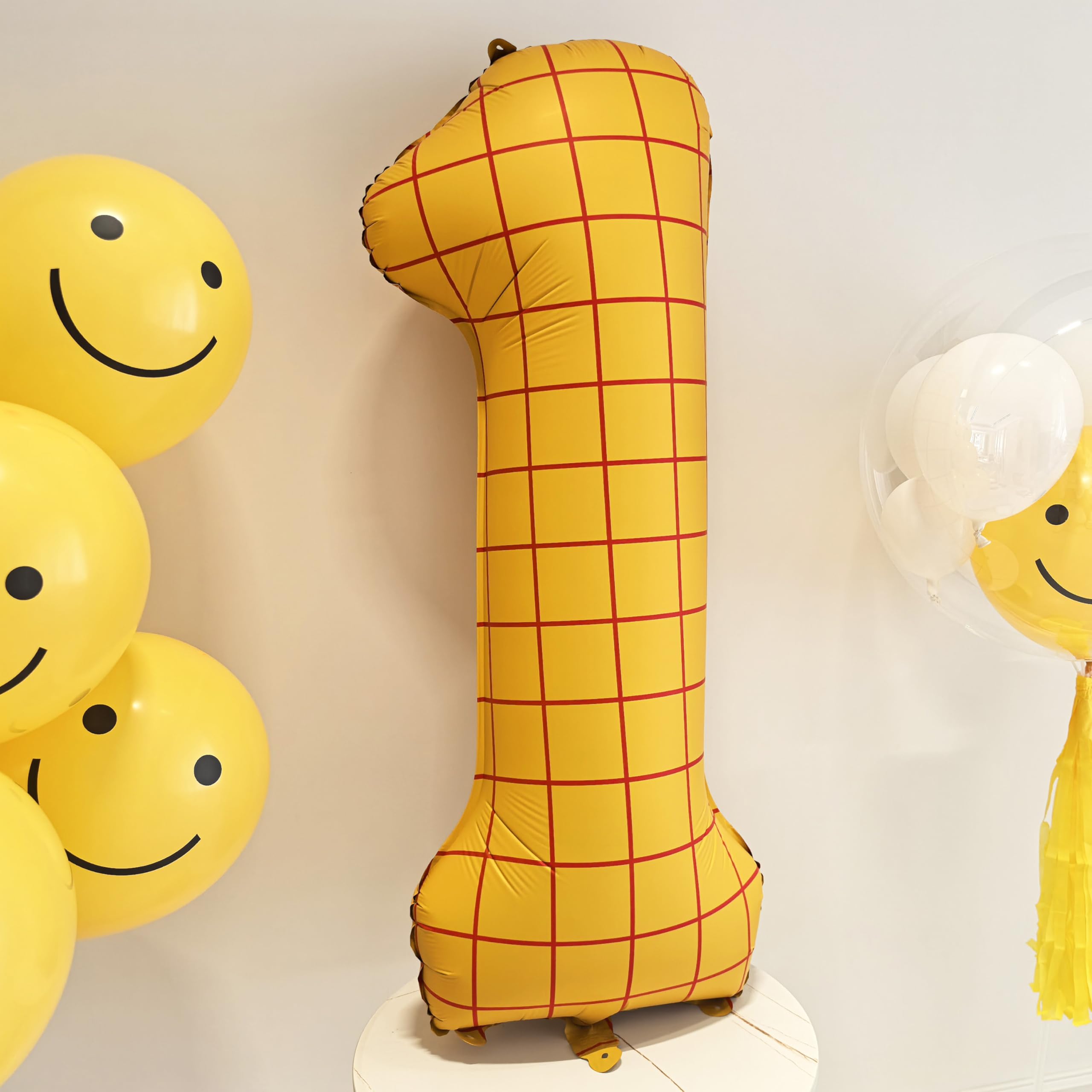 Changzhong large 40 inch number balloon as a festive focal point.