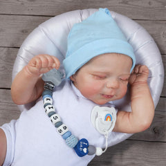 CHAREX Pascale sleeping face showing realistic skin texture and veins.