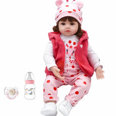 CHAREX Realistic Baby Doll - flexible limbs for poseable play moments