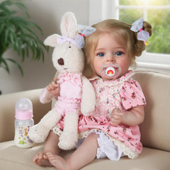 CHAREX realistic reborn baby doll 20in dress, ideal for gentle play and display.