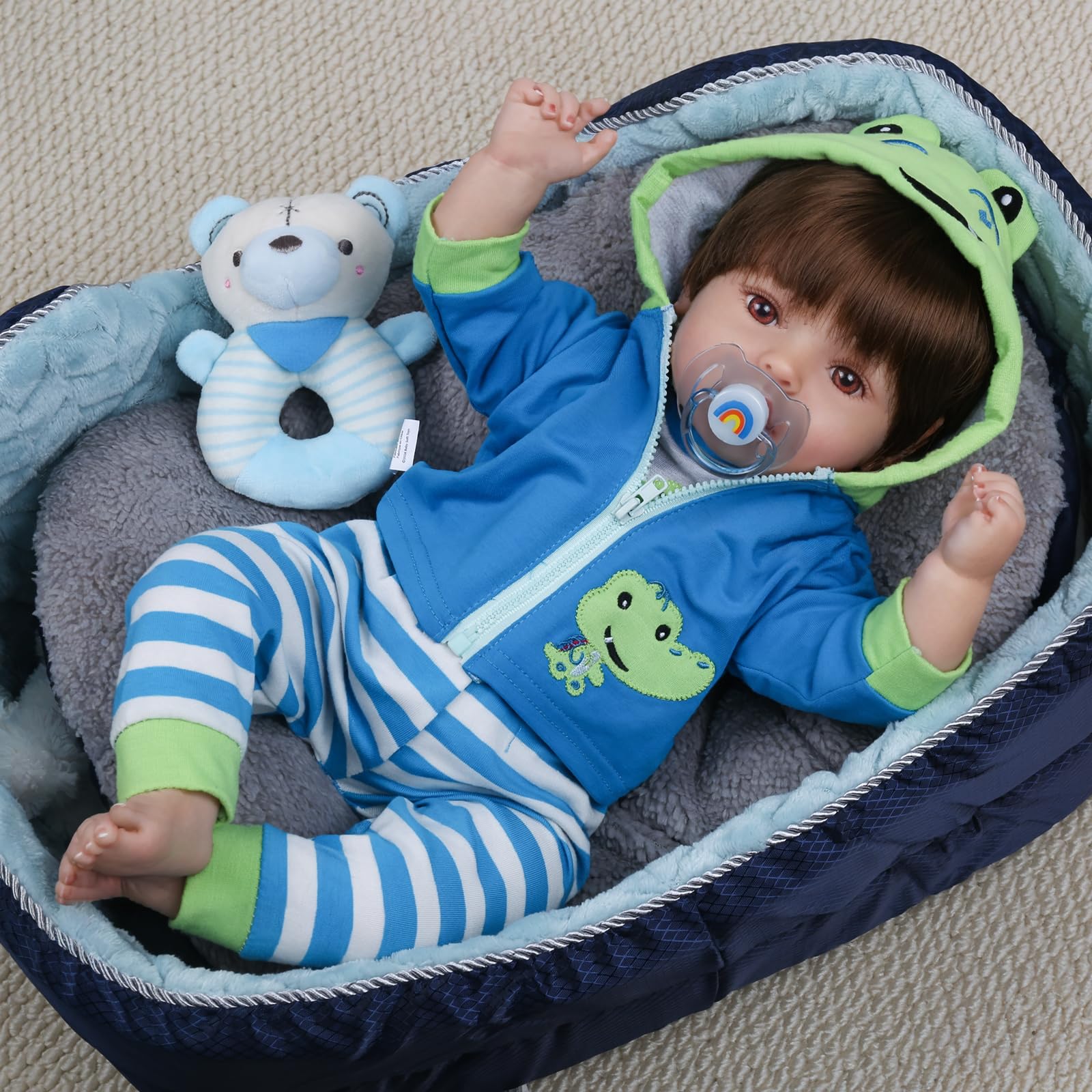 CHAREX soft weighted body offering a cuddly feel for real like holding