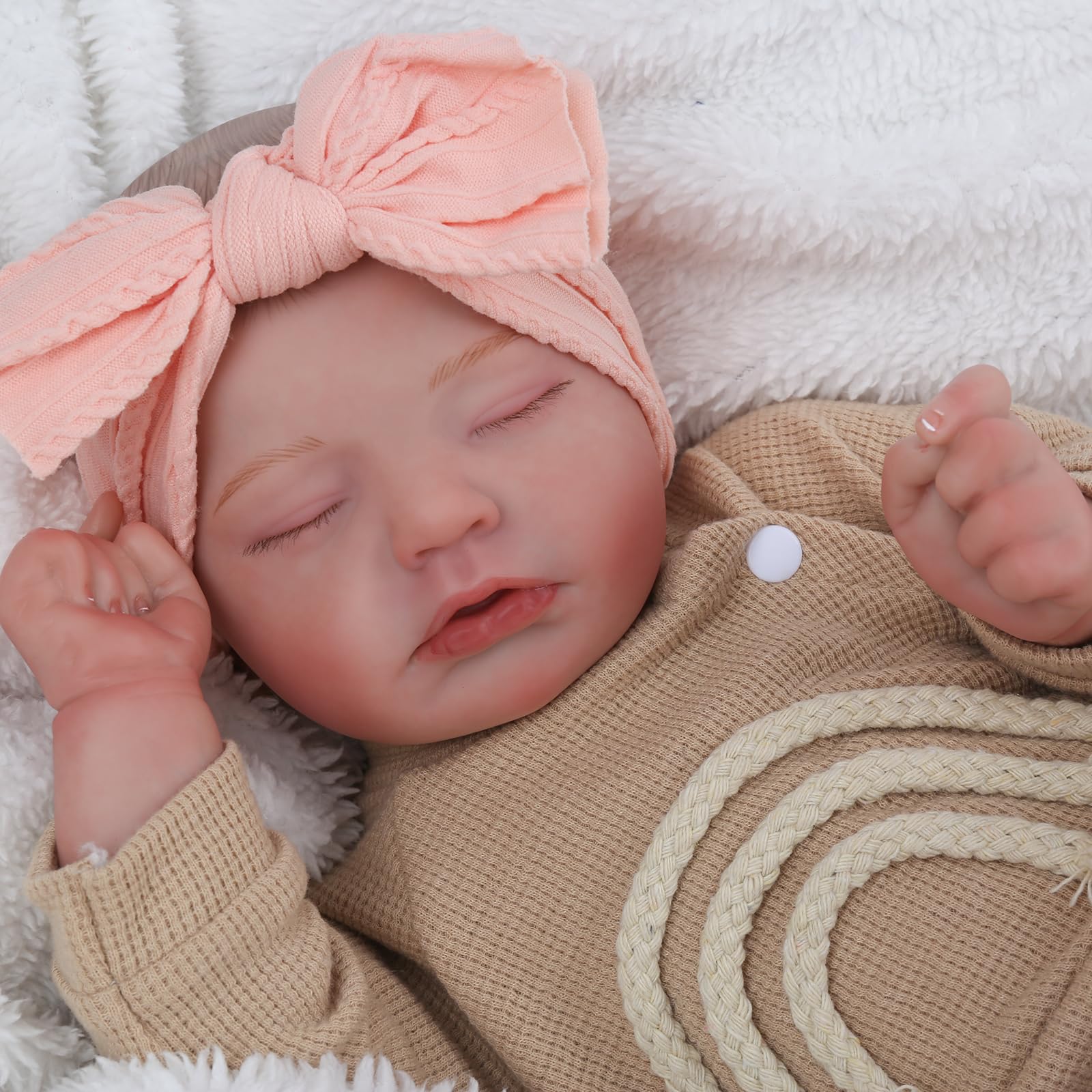 CHAREX weighted doll at 2.36 pounds for a secure hugging experience.