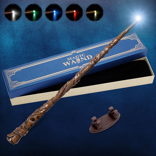 CharmFields Blossom Wand with floral resin detailing for an elegant cosplay prop.