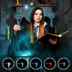 CharmFields Blossom Wand spellbook included for pretend spellcasting.