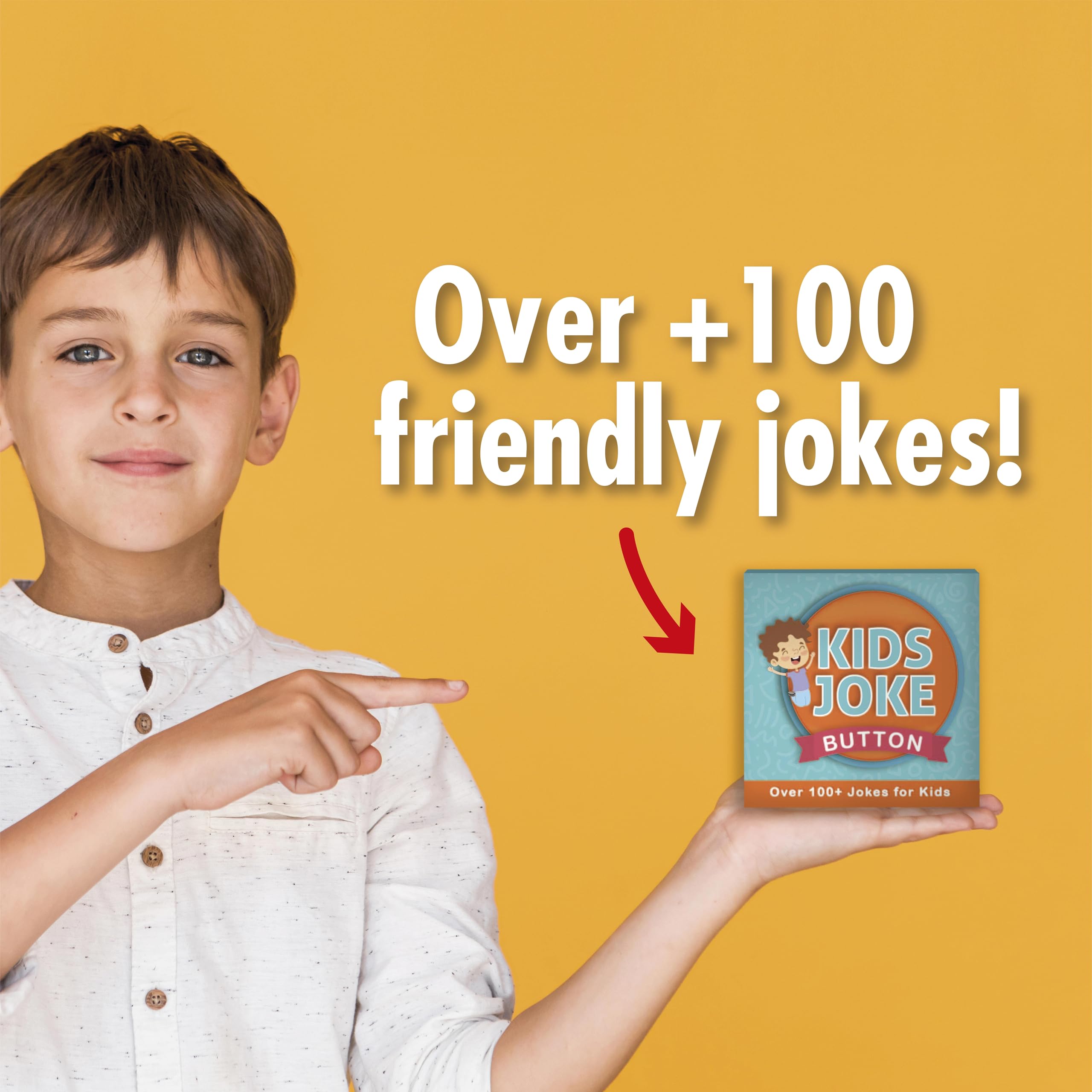 Charlie's Treasures Kids Joke Button out-of-the-box humor for quick smiles