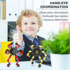 Charniol transformable spinner demonstrates mechanical spiral design in action.