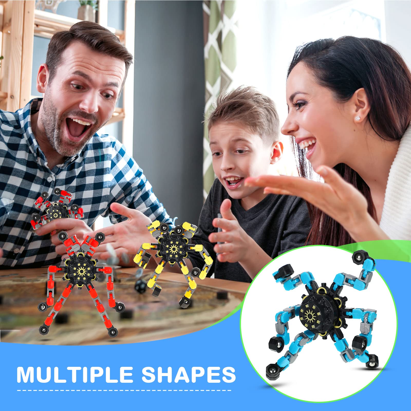 Charniol portable spinner set ideal for desks, commutes, and gaming.