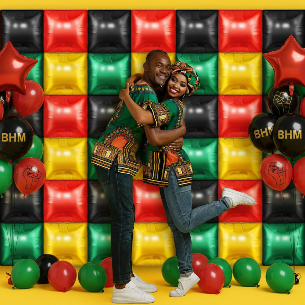 Versatile party backdrop perfect for photo moments and festive decor.