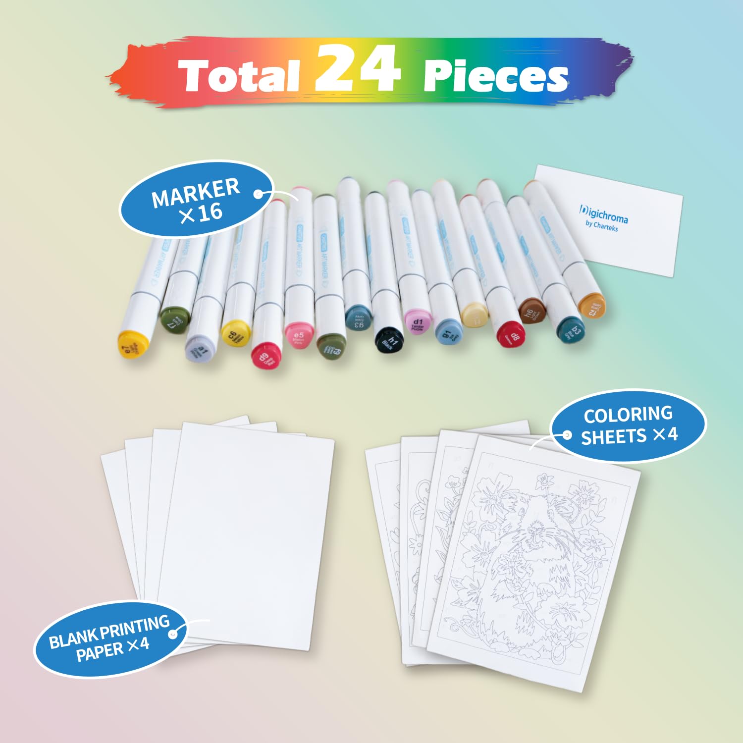 CHARTEKS Digichroma gift idea for kids ages 6-12 with screen-free fun.