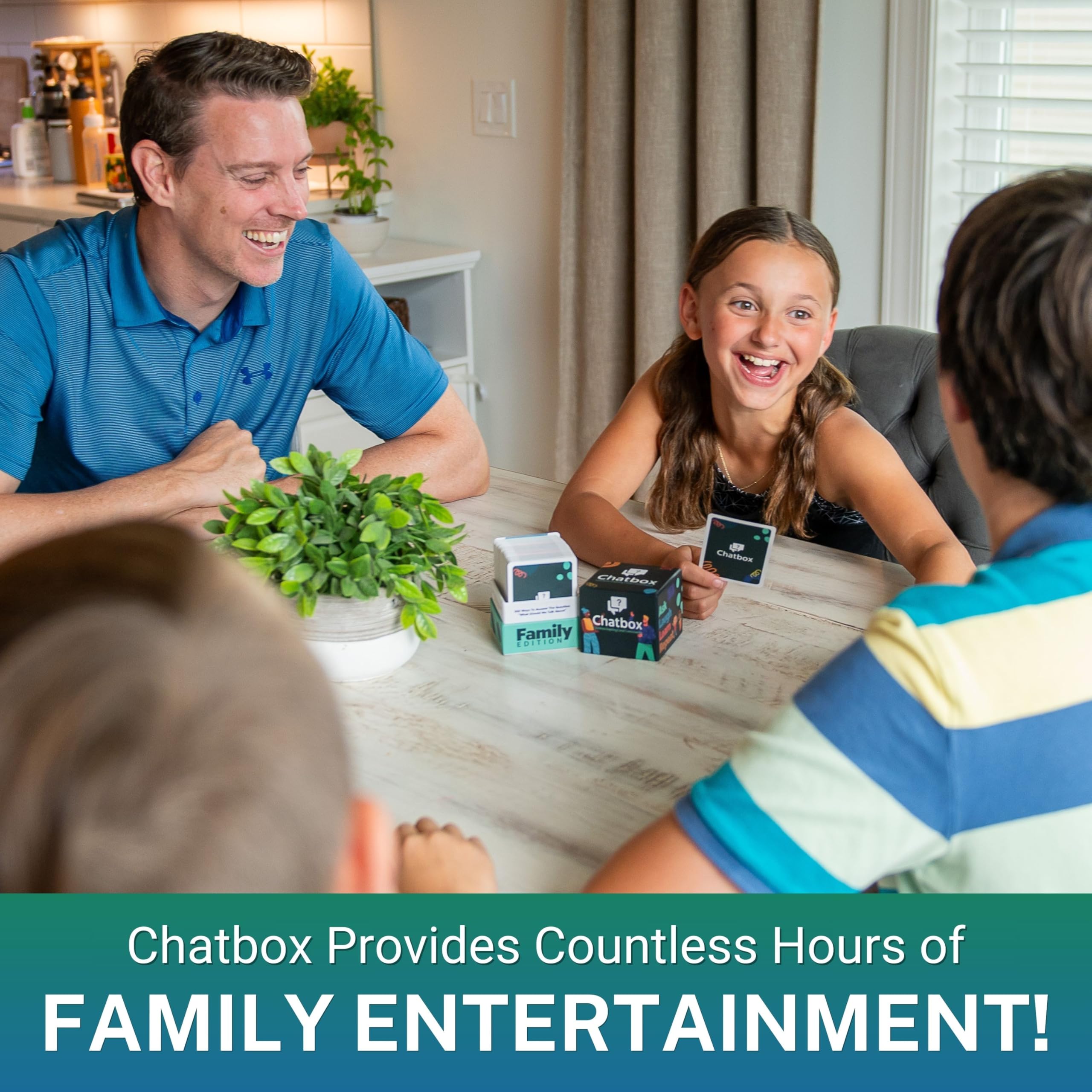 Chatbox 200 cards engage kids in safe, imaginative conversations.