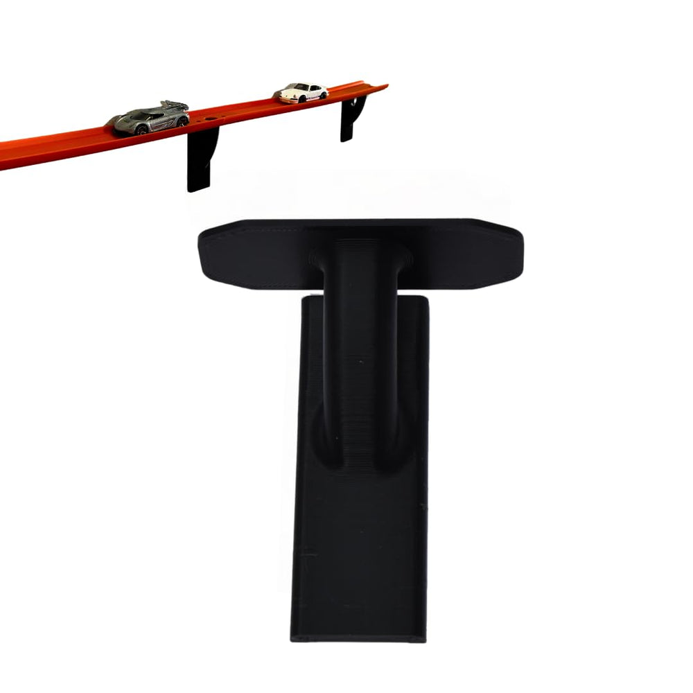 Chatelet Hot Wheels wall connectors assembly showing gravity-defying racetrack setup