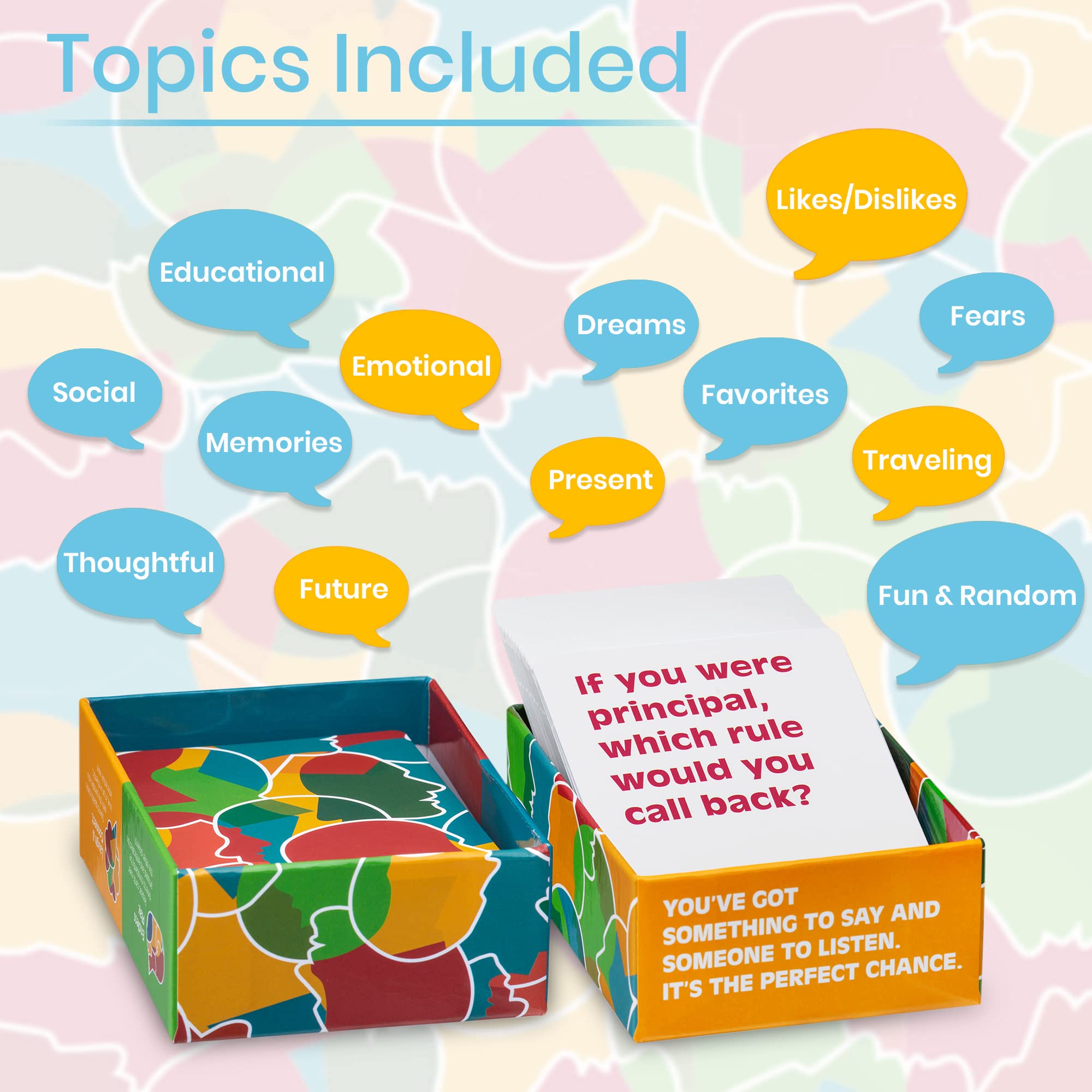 CHATTER CHANCE School durable card box supports daily classroom handling.