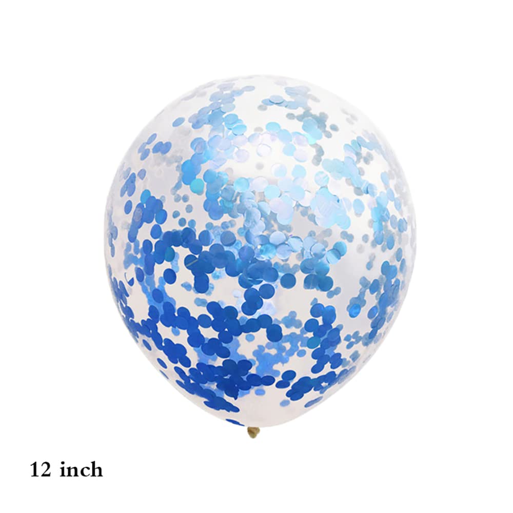 Chaungfu 12-inch blue latex balloons brighten party decor.
