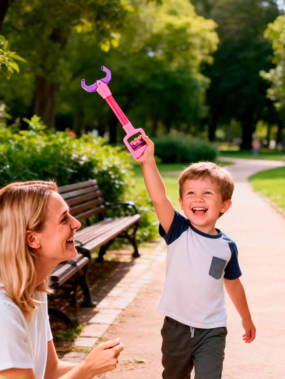Chazcool Claw Grabber Toy demonstrates flexible movement to grab items.