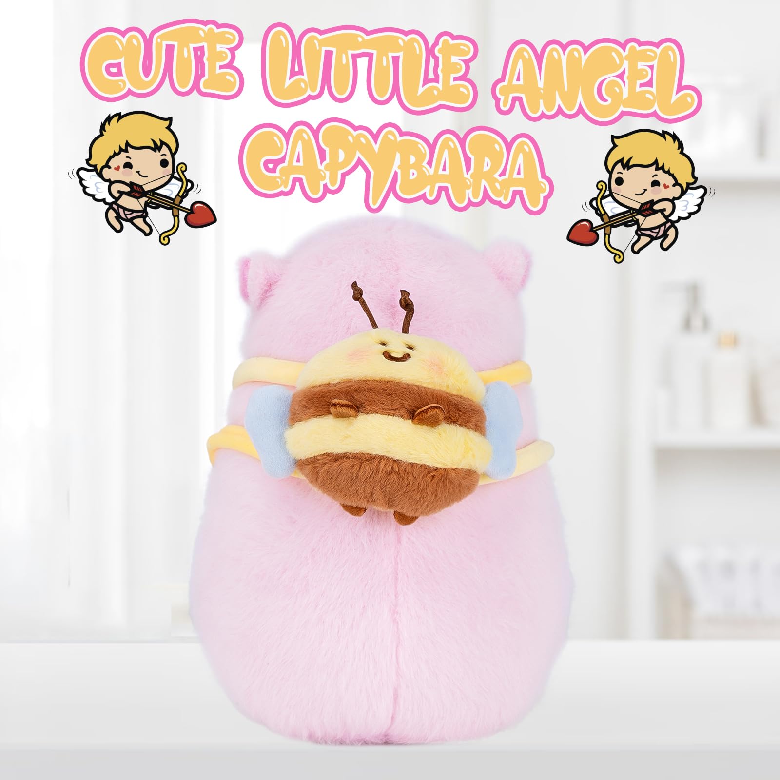 CHDBLOCK Capybara Plush doubles as a sleep pillow for cozy nights.