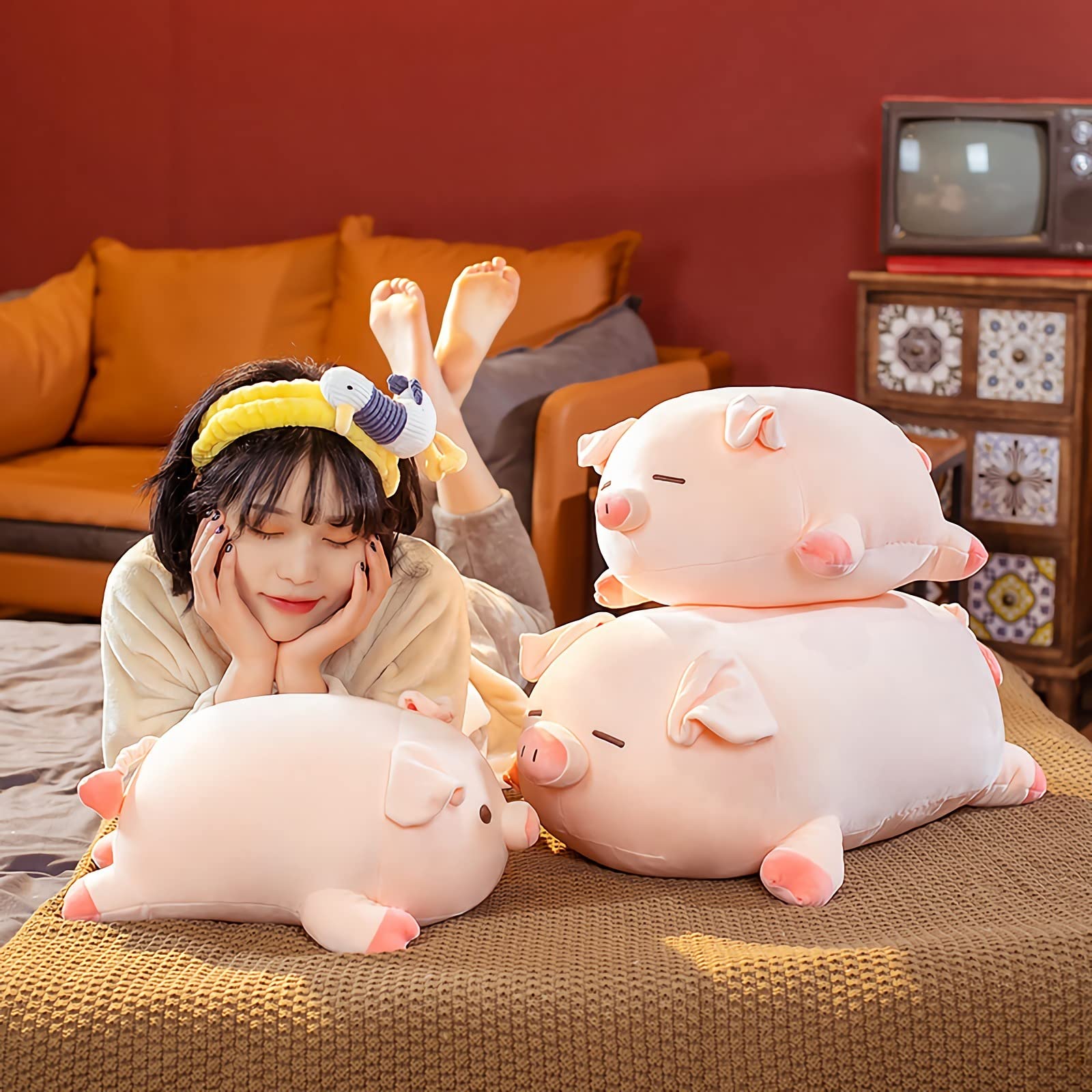 CHDGIOHA pig plush ideal bedtime companion