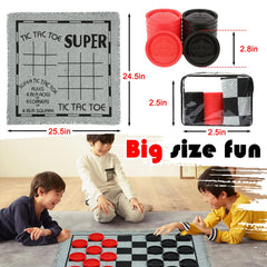 Chdousha outdoor family play scene on the rug for yard and park