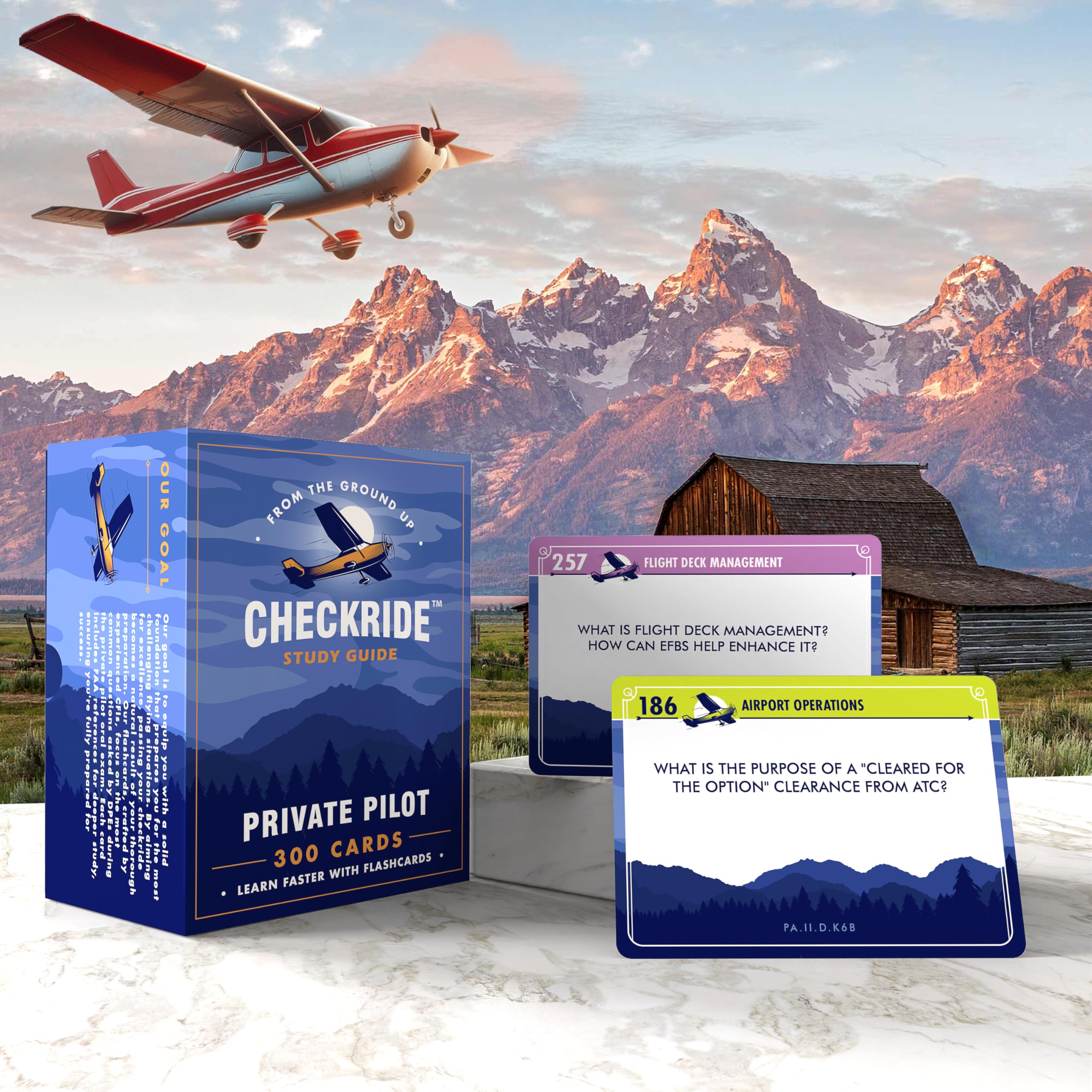 Checkride Study Guide flashcards gift-ready study solution for pilot candidates.
