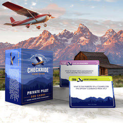 Checkride Study Guide flashcards gift-ready study solution for pilot candidates.