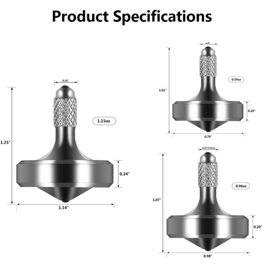 CHEETOP spinning top in hand prepared for a smooth, precise spin