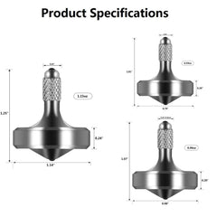 CHEETOP spinning top in hand prepared for a smooth, precise spin