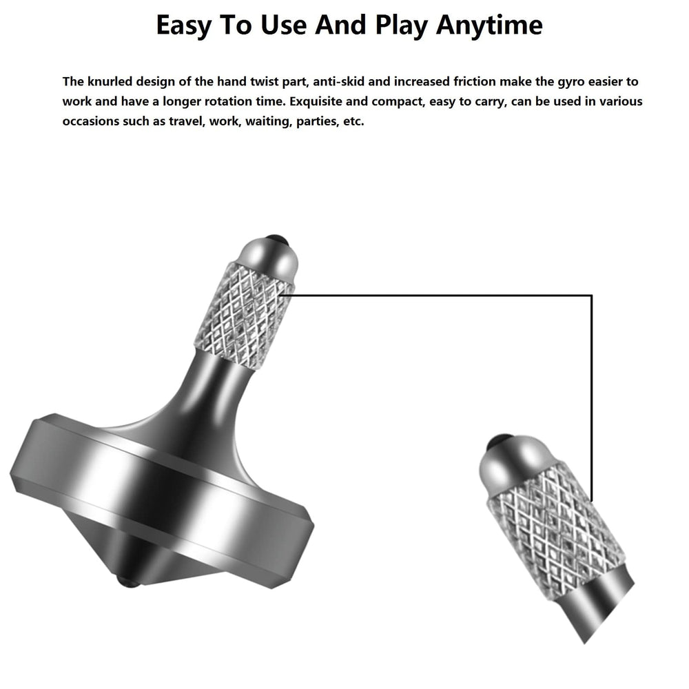 CHEETOP top with knurled top grip for secure handling