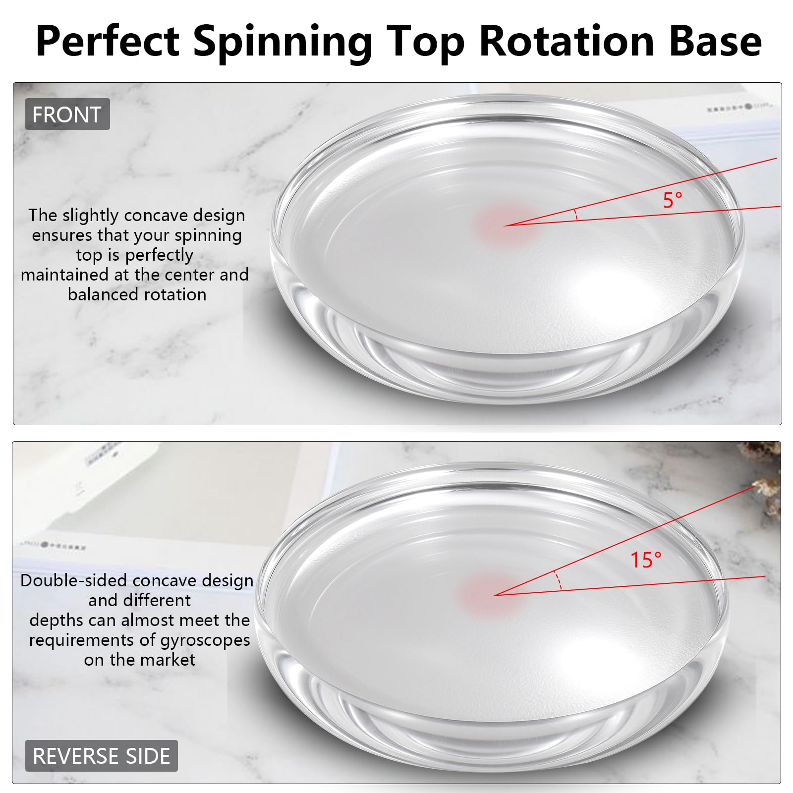 CHEETOP 100mm diameter base offers a stable, easy-start surface.
