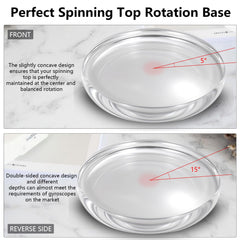 CHEETOP 100mm diameter base offers a stable, easy-start surface.