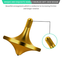 CHEETOP spinning top, durable and drop-resistant for office or travel use.