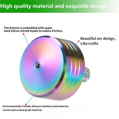 CHEETOP spinning top in-hand demonstrates portable design for on-the-go play.