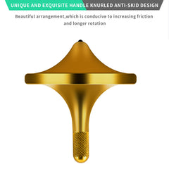 CHEETOP stainless steel spinning top with CNC one-piece construction for durability.