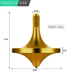 CHEETOP spinning top concave base close-up showing balanced design for smooth spins.