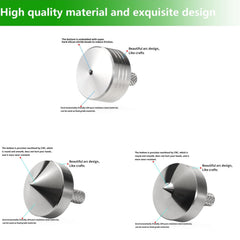 CHEETOP stainless steel spinning top knurled grip enables easy, precise spins