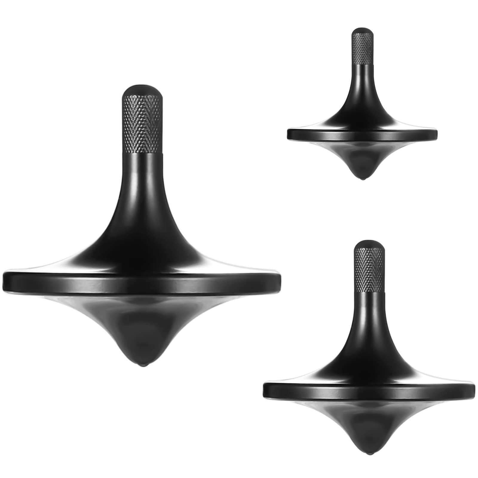 CHEETOP large stainless steel spinning top delivers a long, balanced spin.