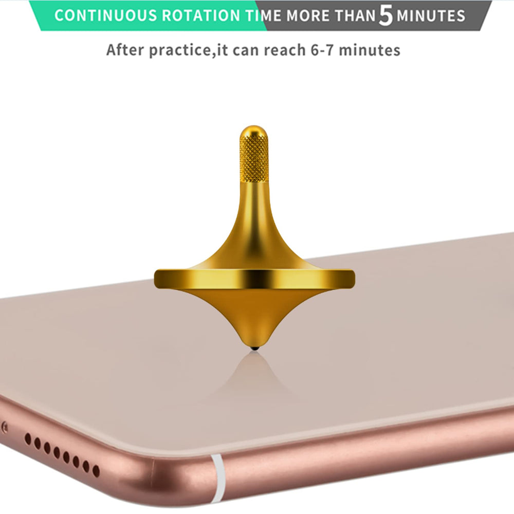 CHEETOP spinning top offering long spin time, large size for extended balance.