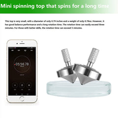 CHEETOP stainless steel spinning top bottom with silicon nitride base for extra stability
