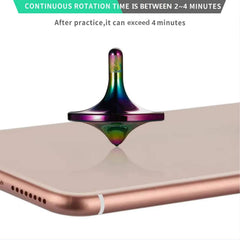 CHEETOP spinning top fits in a pocket for on-the-go focus