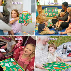 CHEFAN Ugly Duckling felt set encourages imaginative storytelling and early literacy discussions
