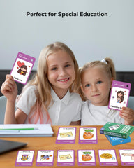 CHEFAN emotions flash cards showing expressions to boost recognition and empathy.