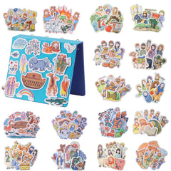 CHEFAN Bible felt story ark for interactive early learning