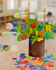 CHEFAN circle-time setup with sensory letters for interactive learning.